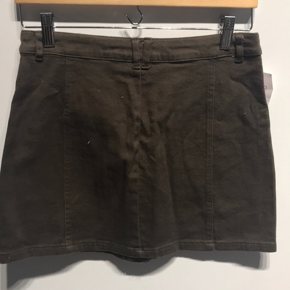 Dress up brown cotton skirt size small NWT - Picture 5 of 5